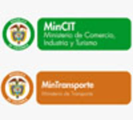 MinTransporte y MinComercio en línea con la identidad visual del Gobierno