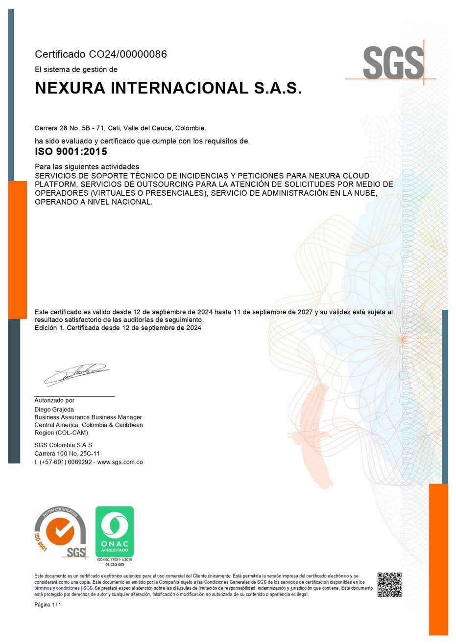 ISO 9001:2015 ISO 9001:2015