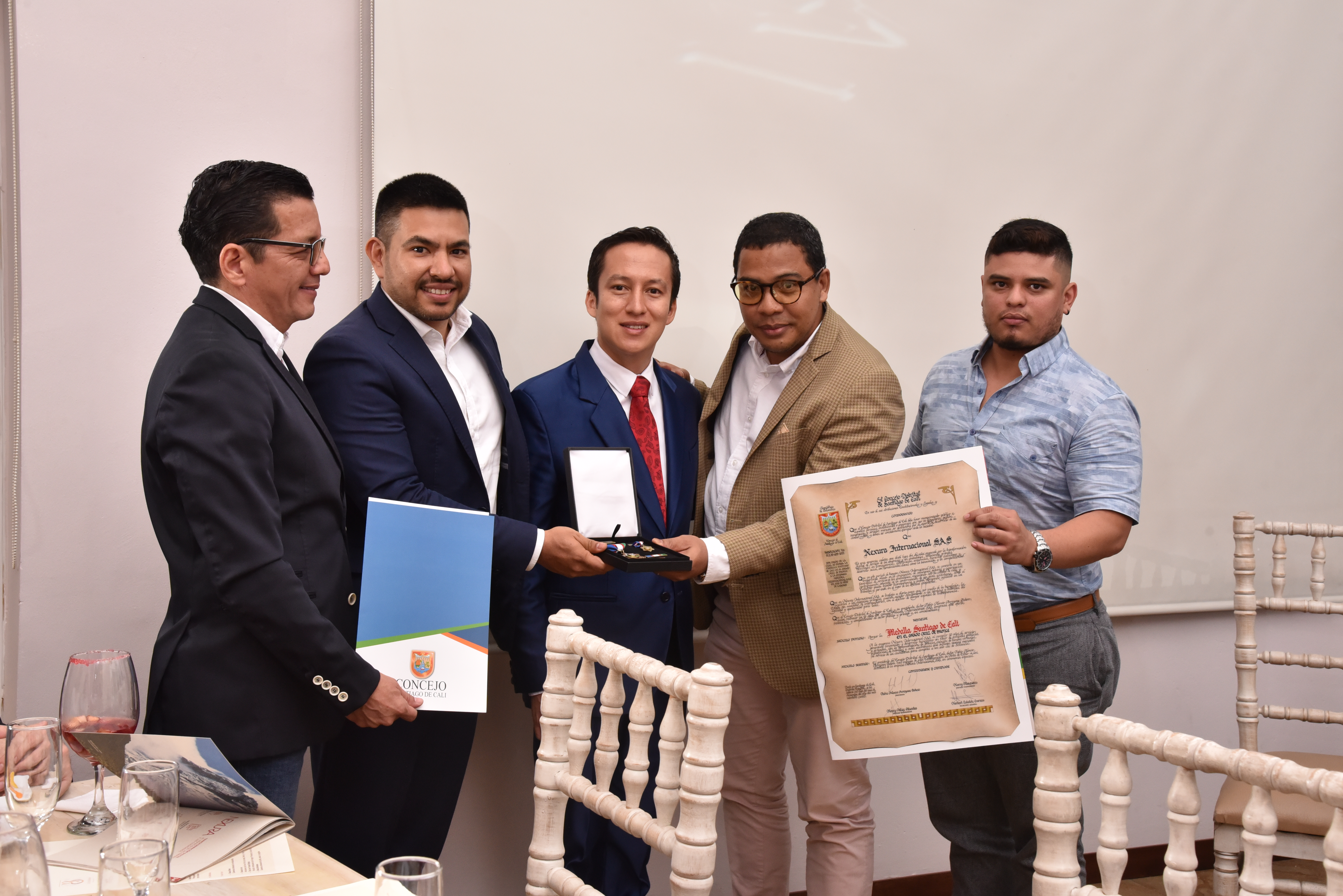 Condecoración Concejo de Cali a Nexura Condecoración Concejo de Cali a Nexura
